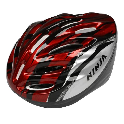 

Man Woman Skateboard Bicycle Bike Cycling Skating Foam Helmet Red Black