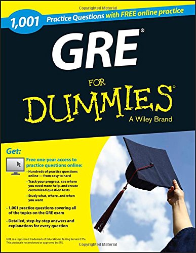 1,001 GRE Practice Questions For Dummies by Consumer Dummies