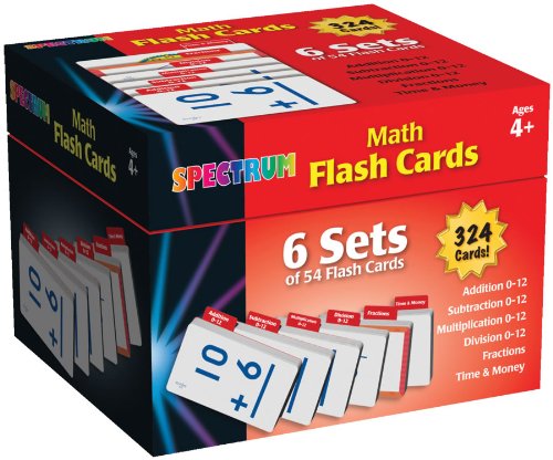 Spectrum Math Flash Cards by Spectrum