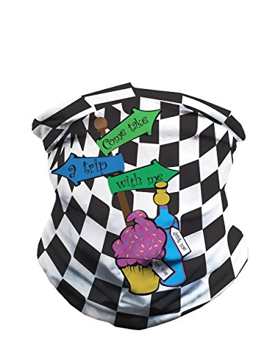 iHeartRaves Wonderland Seamless Rave Mask All Over Print Bandanas