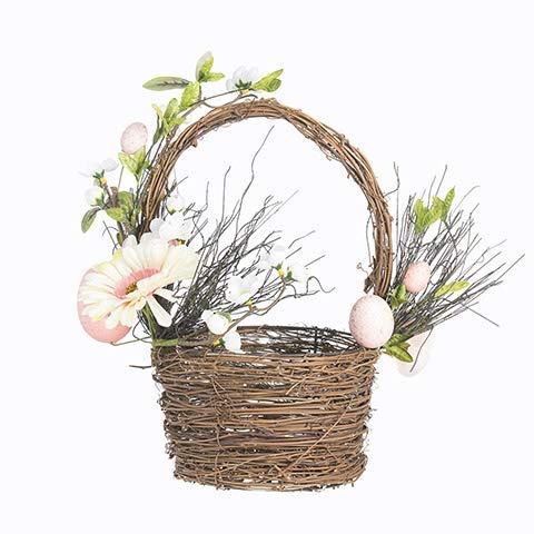 Algopix Similar Product 16 - Darice Basket with Eggs and Flowers 6