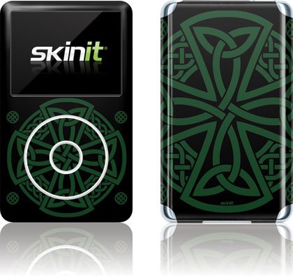 

St. Patricks Day - Celtic Cross on Black - iPod Classic (6th Gen) 80 / 160GB - Skinit Skin