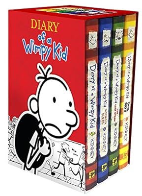Diary of a Wimpy Kid Box of Books 1-4 Revised