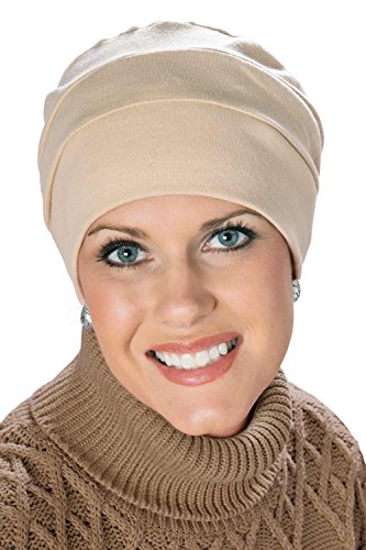 100% Cotton Cancer Turbans: Three Seam Turban - Cancer Hats for Chemo Patients