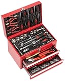 Mannesmann - M29066 - Valigetta degli attrezzi, con attrezzi, 155 pz.