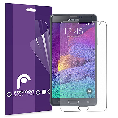Galaxy Note 4 Screen Protector - Fosmon Anti Glare (Matte) Screen Shield with Lifetime Warranty for Samsung Galaxy Note 4 (3 Pack)