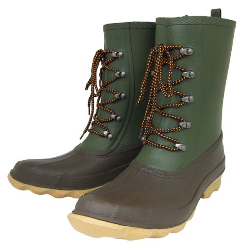 M'c WALKER(マックウォーカー) メンズ レインブーツ 長靴 防水 軽量 (28cm, カーキ)