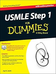 USMLE Step 1 For Dummies with Online Practice Tests by Dr. Jay Joshi MD  MBA
