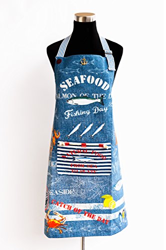 Algopix Similar Product 1 - Apron Seafood By Kitchen-chic