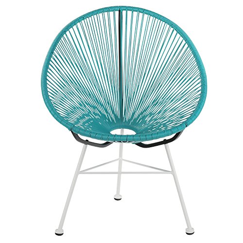 Algopix Similar Product 9 - Acapulco Lounge Chair Blue with White