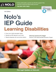 Nolo's IEP Guide: Learning Disabilities by Lawrence M. Siegel