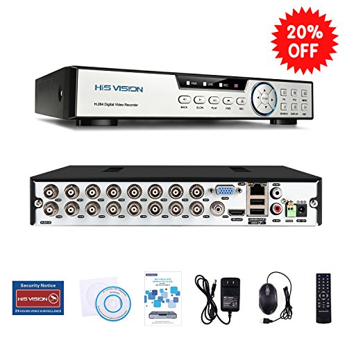 Algopix Similar Product 10 - HISVISION 16CH 1080N AHD DVR 5in1