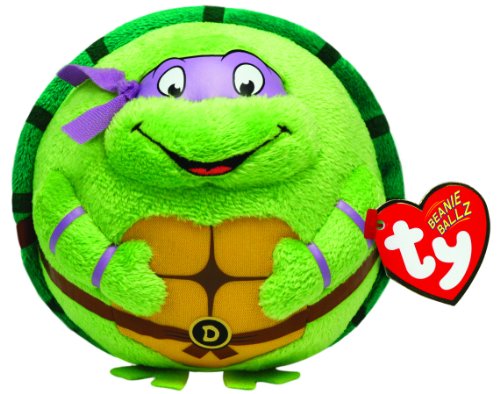 Ty Beanie Ballz Donatello Purple Mask