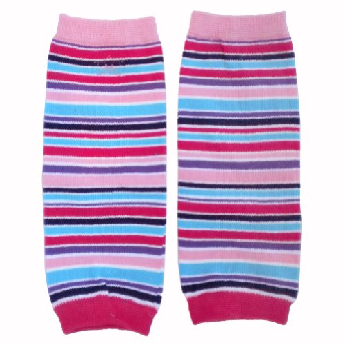 Huggalugs Girls Sugar Stripe Legwarmers