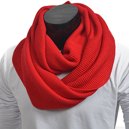Z&s Unisex Soft Knit Winter Infinity Scarf (Multicolor Choose)