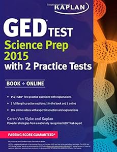 Kaplan GED&reg; Test Science Prep 2015: Book + Online