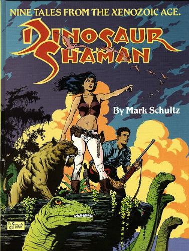 Dinosaur shaman by Mark Schultz