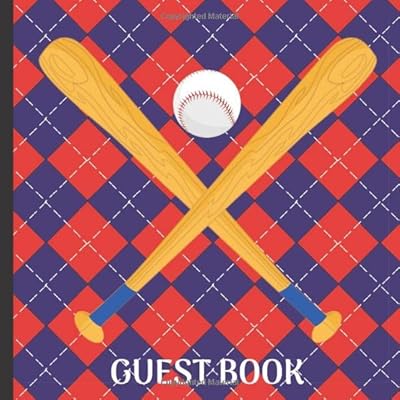 Guest Book: Baseball Theme Includes Gift Tracker and Picture Memory Section to Create a Lasting Family Keepsake. (Baseball Baby Shower Guest Books)