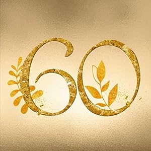 60: 60th Birthday Guest Book - Sixtieth Anniversary Sign In Book - Gold and Black - Lines for Name and Address (112 Pages 8.25 x 8.25) by Just Because