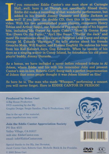 

Eddie Cantor: In Person!