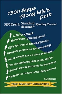 7300 Steps Along Life's Path: 3650 Each in Standard/Glidetext