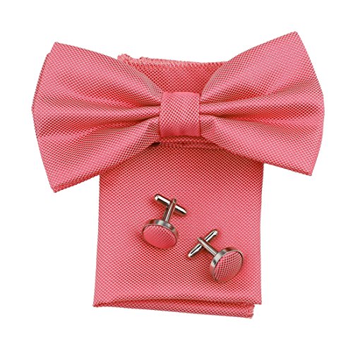 DBC30 Multicolored Microfiber Pre-Tied Bow Tie Set For Presents By Dan Smith
