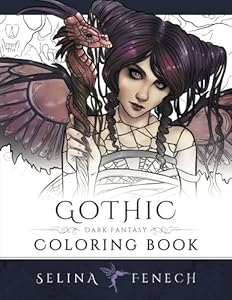 Gothic - Dark Fantasy Coloring Book