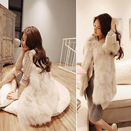 

Etosell Lady Faux Fur Vest Waistcoat Long Hair Winter Warm Coat Outwear
