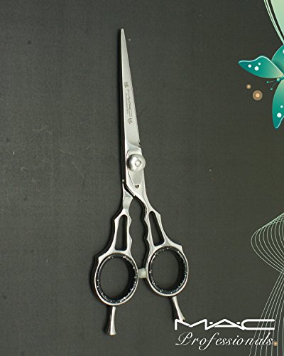 

Mac Professional Barber Razors Edge Hair Cutting Shears 6" For Double Action With Both Rings Finger Rest Mac Brand-219 Made of High Grade J2 440 Japanese Stainless Steel