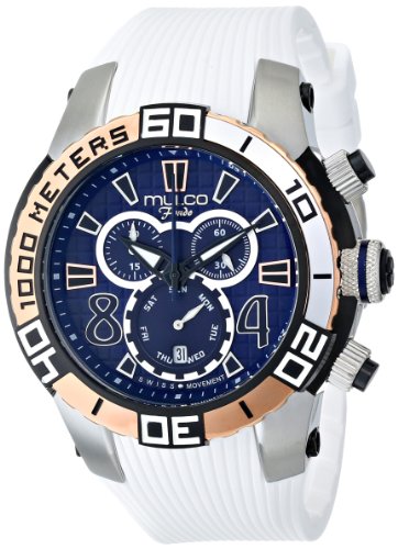 MULCO Unisex MW1-74197-014 Analog Display Swiss Quartz White Watch