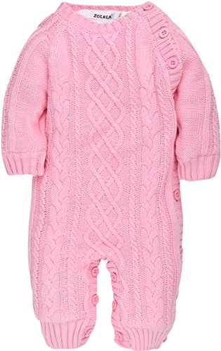 ZOEREA Infant Newborn Baby Romper Christmas Sweaters Velvet Knitted