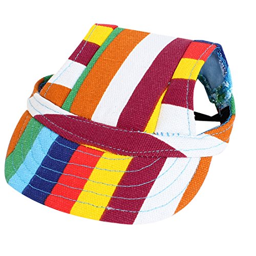 

Elastic Chin Belt Pet Baseball Cap Visor Hat Assorted Color