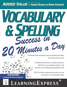 Vocabulary &amp; Spelling Success in 20 Minutes a Day
