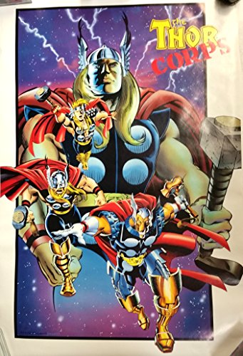 Algopix Similar Product 16 - The Thor Corps Vintage 1992 Poster 22 x