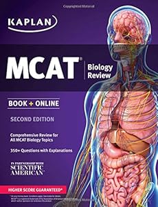 Kaplan MCAT Biology Review: Book + Online