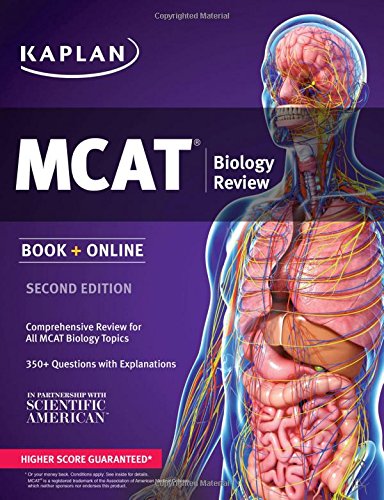 Kaplan MCAT Biology Review: Book + Online by Kaplan