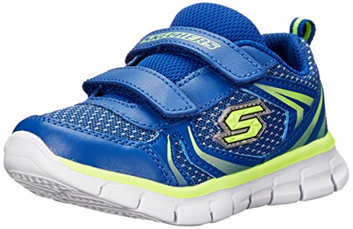 Skechers Synergy Mini Sprint - zapatilla deportiva de material sintético niño, color azul, talla 26