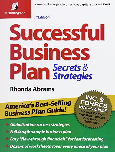 Successful Business Plan: Secrets &amp; Strategies by Rhonda Abrams