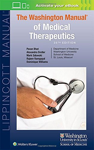The Washington Manual of Medical Therapeutics by Dr. Pavan Bhat MD