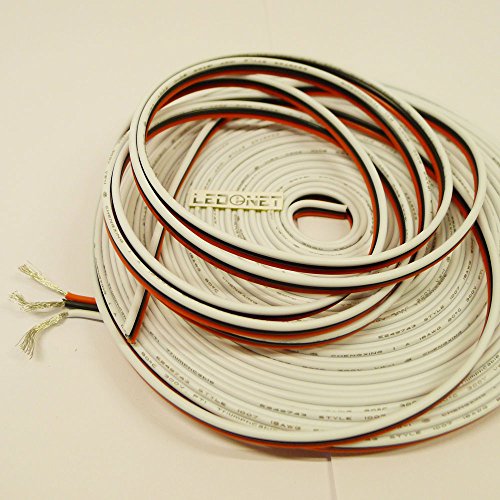 LEDENET 18 AWG 3pin Extension Cable Line 3 Color for CW/WW Dual White LED Strip Lights Warm Cold Cool Natual White Ribbon Lamp Cord Wire 33ft 10 Meter (18AWG 3pin Cable)
