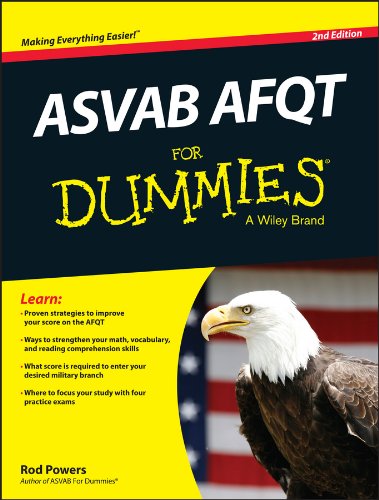 ASVAB AFQT For Dummies by Rod Powers