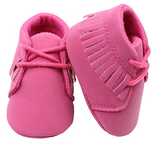 juDanzy Baby Girls Infant Synthetic Leather Slip On Shoes