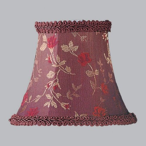 Algopix Similar Product 5 - Livex S275 Chandelier Shade Burgundy