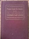 The New Pronouncing Pocket Law Dictionary Being the Third Edition of Cochran's Law Lexicon