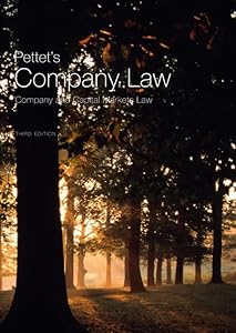 Pettet's Company Law: Company and Capital Markets Law (Longman Law Series)