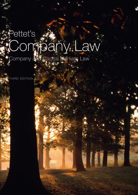 Pettet's Company Law: Company and Capital Markets Law (Longman Law Series) by John Lowry
