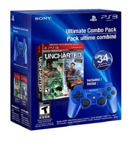 

Ultimate Combo Pack: UNCHARTED Greatest Hits Dual Pack & DUALSHOCK3 wireless controller - Playstation 3