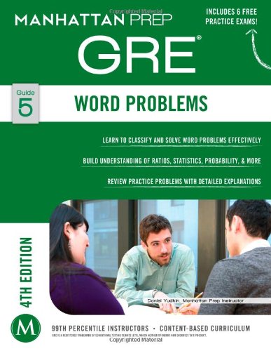 GRE Word Problems by Manhattan Prep