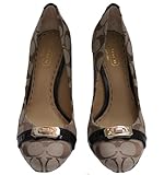 Coach Wanda Signature C Khaki Heels