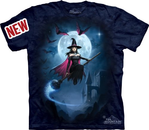 Witchs Flight The Mountain Adult T-Shirt